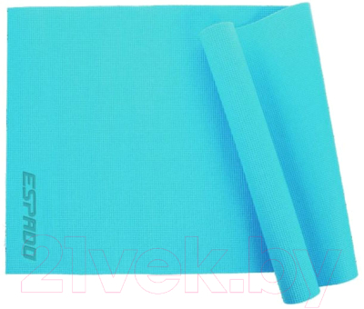 Коврик для йоги и фитнеса Espado ES2122 PVC (голубой)