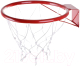 Баскетбольное кольцо No Brand КБ31 №3 с сеткой (295мм) - 