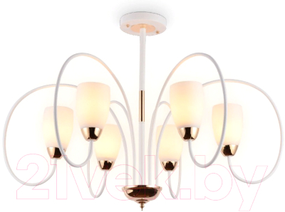 

Люстра Ambrella, TR3125/6 WH/GD
