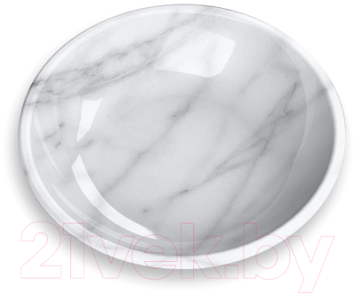 Миска для животных Tarhong Carrara Marble / TCT3052CSMC (белый мрамор)