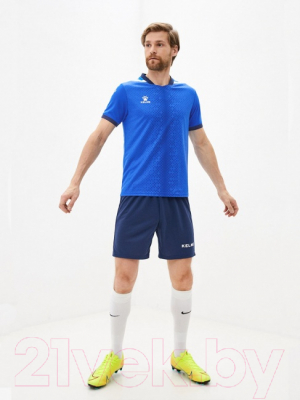 Футбольная форма Kelme Short Sleeve Football Uniform / 3801098-400 (M, синий)