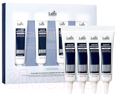 Сыворотка для волос La'dor Keratin Power Glue для секущихся кончиков (4x15г)