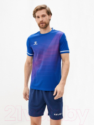 Футбольная форма Kelme Short Sleeve Football Uniform / 3801169-409 (2XL, синий)