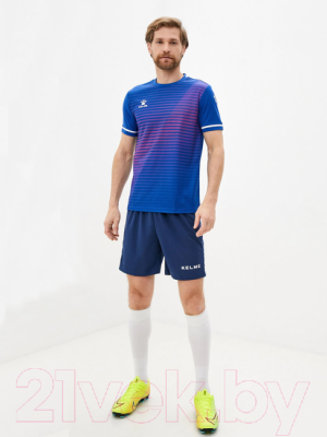 Футбольная форма Kelme Short Sleeve Football Uniform / 3801169-409 (XL, синий)