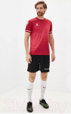 Футбольная форма Kelme Short Sleeve Football Uniform / 3801169-691 (M, красный)