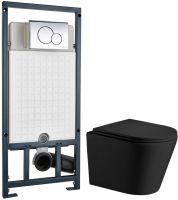 

Унитаз подвесной с инсталляцией, Salzbach 004 MT-BL + Marberg 507 RD