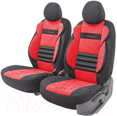 Комплект чехлов для сидений Autoprofi Comfort Combo CMB-0405 BK/RD
