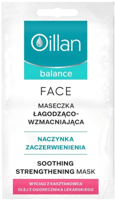 

Маска для лица кремовая Oillan, balance Успокаивающая укрепляющая маска