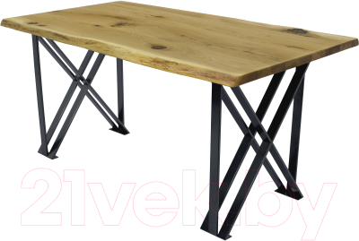 

Обеденный стол Buro7, Призма с обзолом и сучками 180x80x76