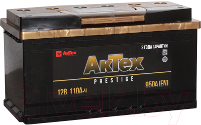 

Автомобильный аккумулятор АкТех, Prestige R+ / ATPRES110ЗR