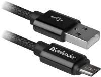 Кабель Defender USB08-03T PRO / 87802 (1м, черный) - 