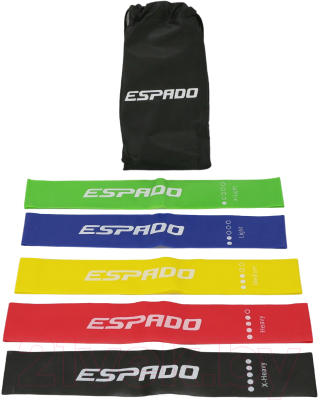 Набор эспандеров Espado в сумке (5шт)