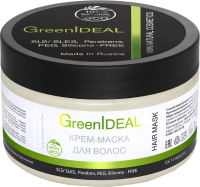 

Маска для волос GreenIdeal, Крем-маска натуральная бессульфатная
