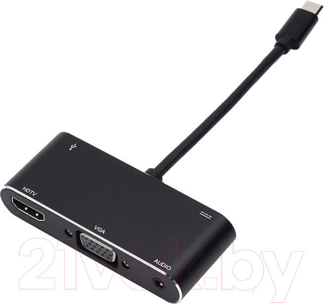 Кабель/переходник ATcom AT2810 Type-C(m) - HDMI+VGA+USB