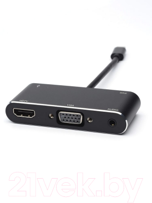 Кабель/переходник ATcom AT2810 Type-C(m) - HDMI+VGA+USB (0.1м)