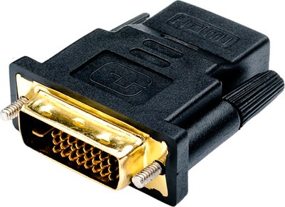 Адаптер ATcom AT1208 DVI(m) - HDMI(f) (24pin, черный)