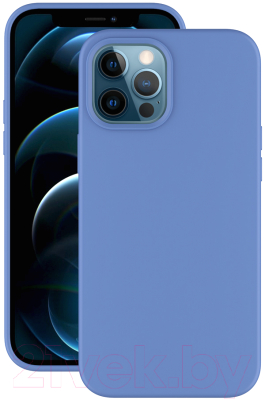 Чехол-накладка Deppa Gel Color для iPhone 12 Pro Max (синий)