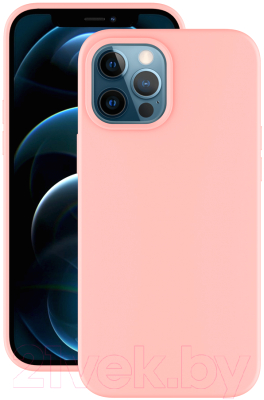 Чехол-накладка Deppa Gel Color для iPhone 12 Pro Max (розовый)