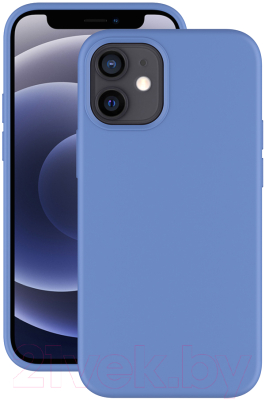 Чехол-накладка Deppa Gel Color для iPhone 12 Mini (синий)