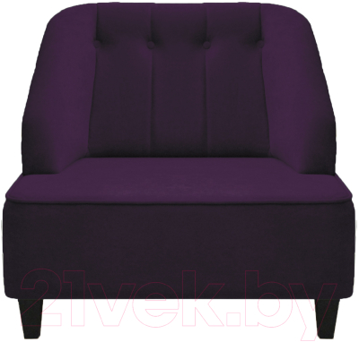 Кресло мягкое Brioli Дино П (B40/фиолетовый)