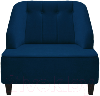 Кресло мягкое Brioli Дино П (B69/синий)