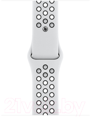 Умные часы Apple Watch SE Nike+ GPS 44mm / MYYH2 (алюминий серебристый/чистая платина/черный)