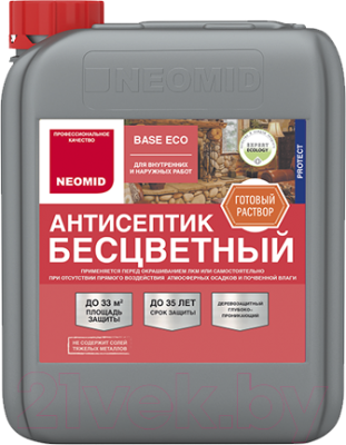 Антисептик для древесины Neomid Basic Eco Универсальный (5л)