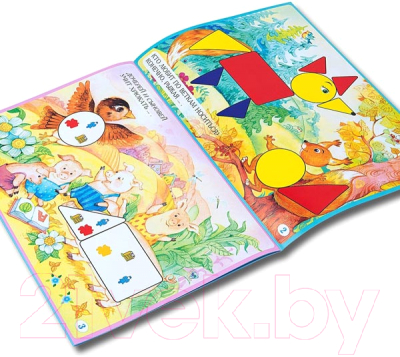 Изображение товара Развивающая книга Корвет Лепим нелепицы. Блоки Дьенеша / 430227