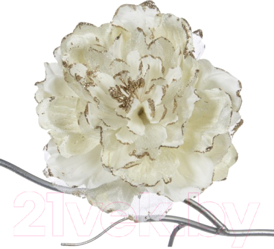 Искусственный цветок Goodwill Пион белый / FL 18203