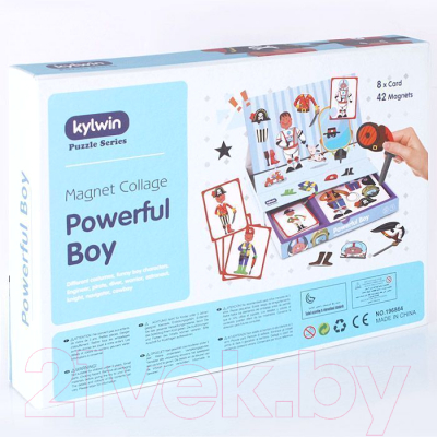 Развивающий игровой набор Darvish Магнитный Powerful Boy / DV-T-2611