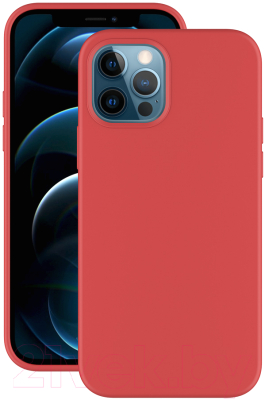Чехол-накладка Deppa Gel Color для iPhone 12/12 Pro (красный)