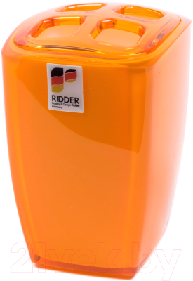 

Стакан для зубной щетки и пасты Ridder, Neon Orange 22020214