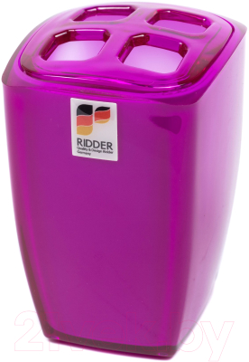 

Стакан для зубной щетки и пасты Ridder, Neon Purple 22020213