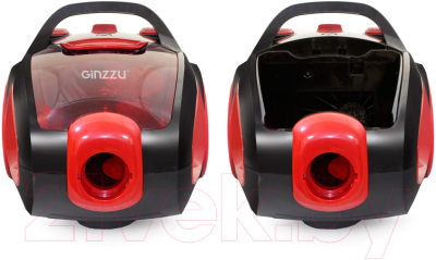 Пылесос Ginzzu VS437 (черный/красный)