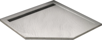 Душевой поддон WeltWasser TRP 100 Stone-WT (с сифоном) - 