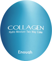 Пудра компактная Enough Collagen Hydro Moisture Two Way Cake SPF25 PA++ тон 13 (2x13г) - 