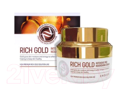 Крем для лица Enough Rich Gold Intensive Pro Nourishing Cream (50мл)