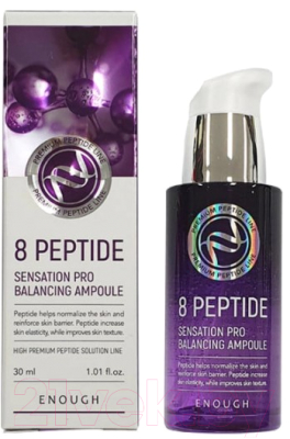 Сыворотка для лица Enough 8 Peptide Sensation Pro Balancing Ampoule (30мл)