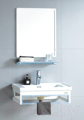 Комплект мебели для ванной RIVER Laura 805 BU (голубой)