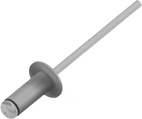 Заклепка Starfix Вытяжная 4.8x12 алюминий/сталь / SMP2-43276-150 (150шт, RAL 7024) - 