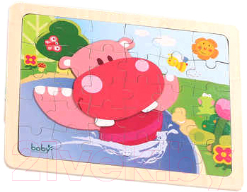 

Развивающая игрушка Boby, Рамка-вкладыш Животные / BB0209