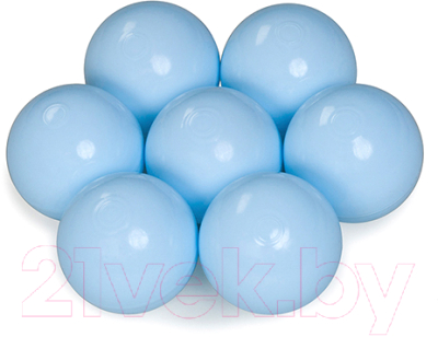Шары для сухого бассейна Babymix M-G100 (100шт, молочный/голубой)