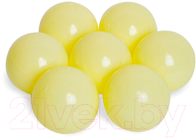 Шары для сухого бассейна Babymix M-ZH100 (100шт, Молочный/желтый)