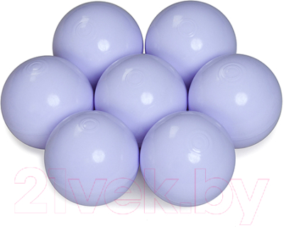 Шары для сухого бассейна Babymix L100 (100шт, молочный/фиолетовый)