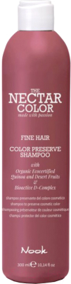 Шампунь для волос Nook The Nectar Color защита цвета окрашенных тонких/нормальных волос (300мл)