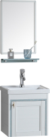Комплект мебели для ванной RIVER Amalia 405 BU (голубой) - 