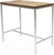 Обеденный стол Buro7 Большой Классика 118x64x106 (дуб беленый/белый) - 
