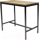 Обеденный стол Buro7 Большой Классика 118x64x106 (дуб беленый/черный) - 