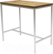 Обеденный стол Buro7 Большой Классика 118x64x106 (дуб натуральный/белый) - 