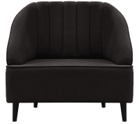 Кресло мягкое Brioli Донато (В17/темно-серый) - 